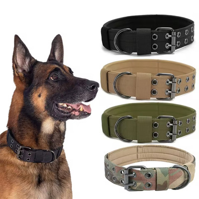Taktisches Hundehalsband Nylon Militärhalsband für Mittelgroße Große Hunde