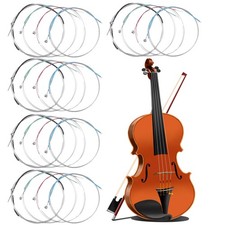 20 Pcs Violin Strings Full Set Black, Green, Red, Blue