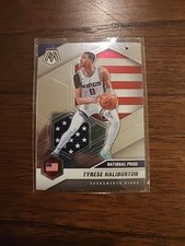 Tyrese Haliburton RC 2020-21 Panini Mosaic National Pride #258 Rookie A1