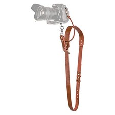 Leather Camera Shoulder Strap Universal Digital Safety Rope Brown 3rd Gen