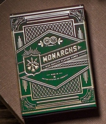 Theorie 11 Spielkarten Monarch Grün