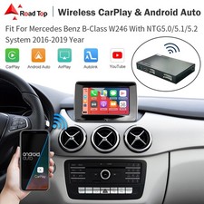 Wireless CarPlay f&uuml;r Mercedes Benz A W176 C117 X117 X156 B W246 vs Android Auto