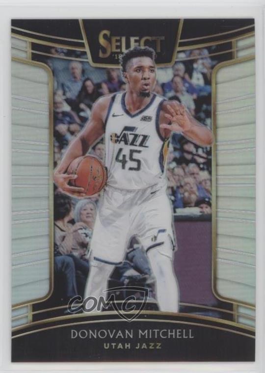 2018-19 Panini Select Concourse Silver Prizm Donovan Mitchell #71 0ht6