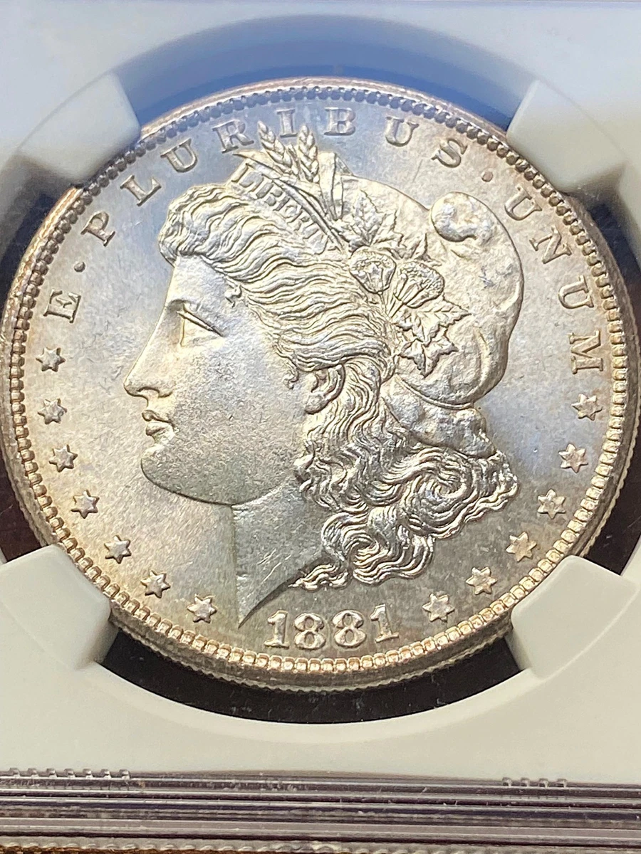 NGC Grade MS 66 1881 Year Morgan US Dollars (1878-1921) for sale