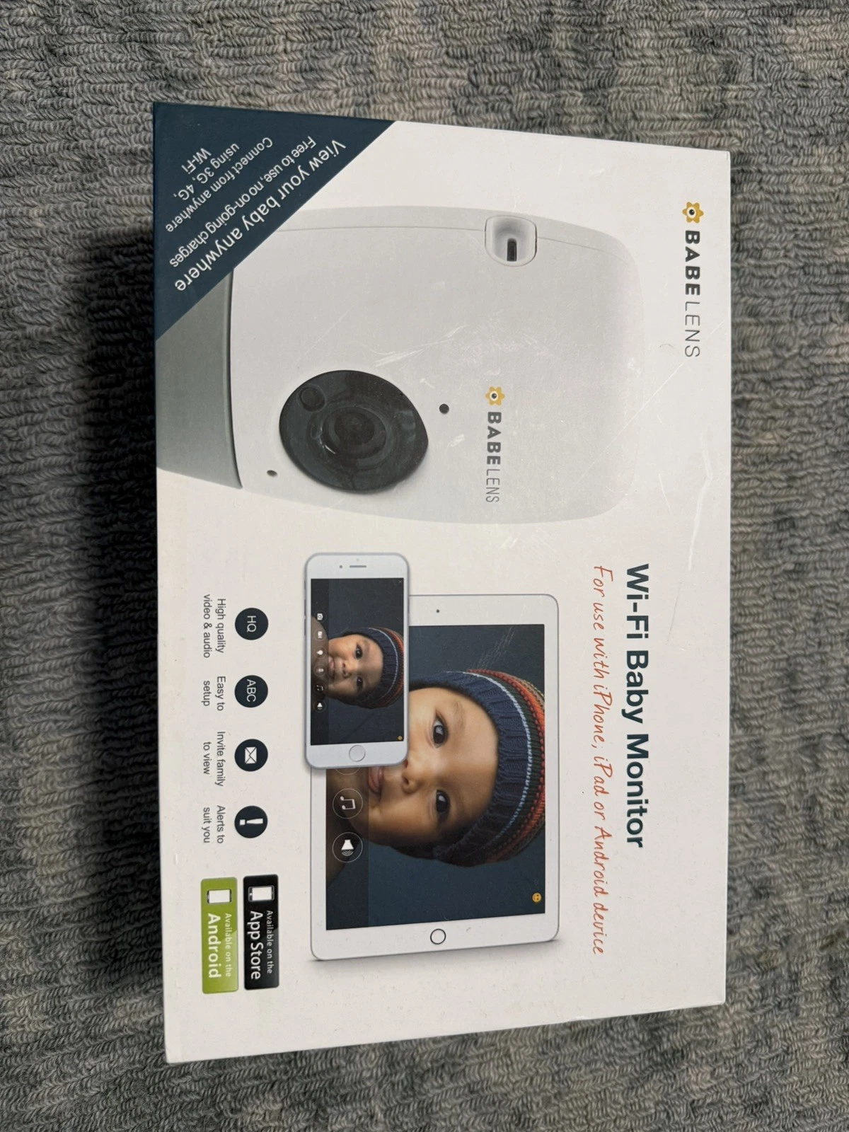 NEW BabeLens Wi-Fi Baby Monitor Use