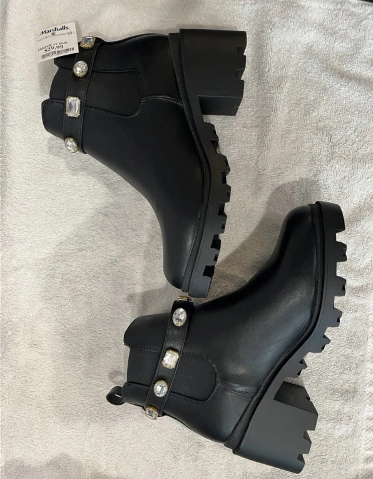 Botas Chelsea Catherine Malandrino para mujer negras talla 9 (nuevas con etiqueta) Foto 2 de 3