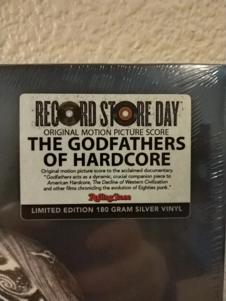 AARON DRAKE The Godfathers of Hardcore OST 180g LP SILVER VINYL Agnostic Front - Image 2 of 2