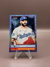 Tanner Scott 2025 Topps Heritage High # - Blue Sparkle #551 Dodgers