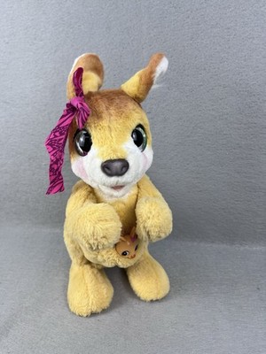 FurReal Friends Mama Josie Kangaroo 70 Sounds Tested & Working 1 Baby Included