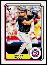 2025 Topps Archives #87BB-3 James Wood 1987 Topps Boardwalk and Baseball
