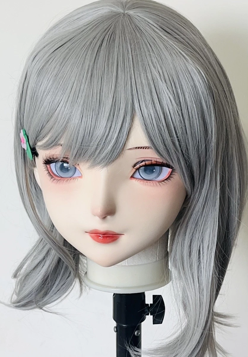 (Auf Lager) Vollkopf abschließbar Mädchen BJD Puppe Cosplay Kigurumi Maske