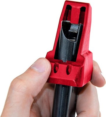 High Visibility Red Speed Loader for S&W M&P Shield 9mm - Protect Your Thumbs