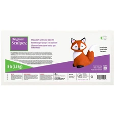 Original Sculpey Clay: Terra Cotta - 8 lb - Polymer Oven Bake Clay, Non-Toxic...