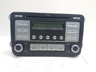 2006-07 Volkswagen Jetta Audio Equipment AM-FM-CD W/O Navigation PN: 1K0035161B