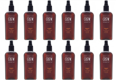 American Crew Men's Hair Spray, Hold Grooming Styling Product, 8.45 oz 12 Pack