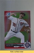2017 Bowman Chrome Minis Prospects Red Refractor 10/10 Austin Voth READ fm0