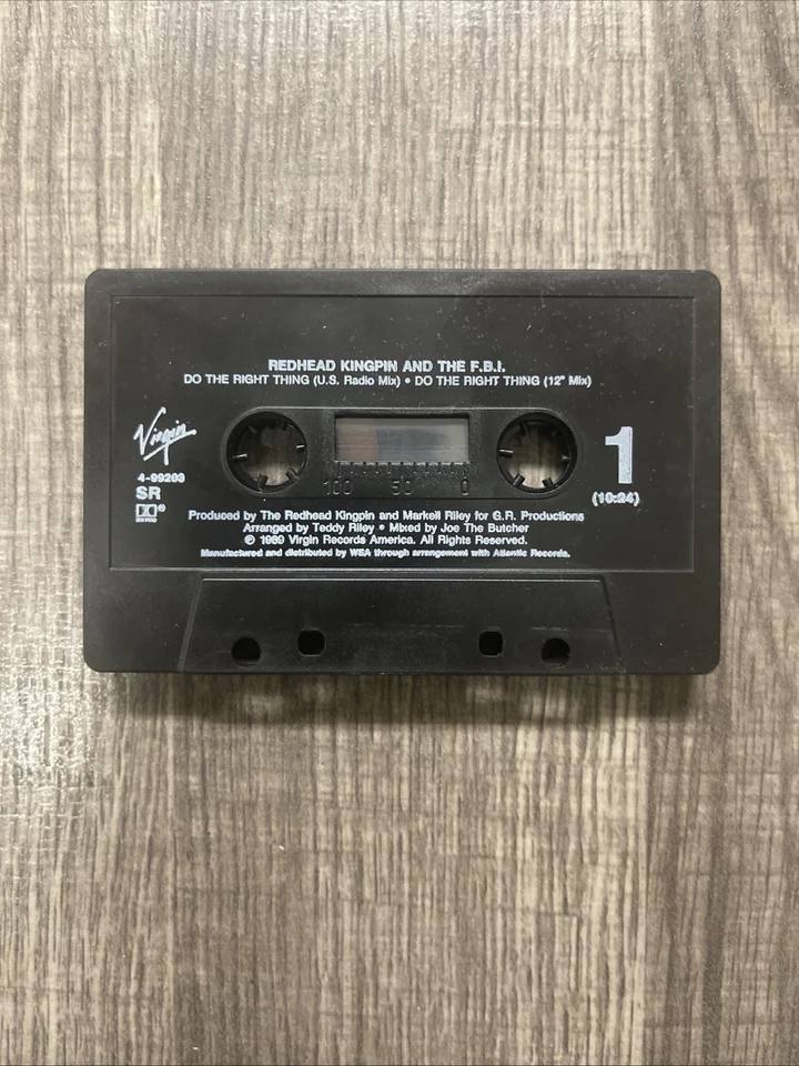 Redhead Kingpin And The F.B.I. - Do The Right Thing Cassette Single (1989) - Image 4 of 4