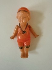 Vintage Celluloid Carnival Kewpie Dolls Flapper Jointed Arms Japan