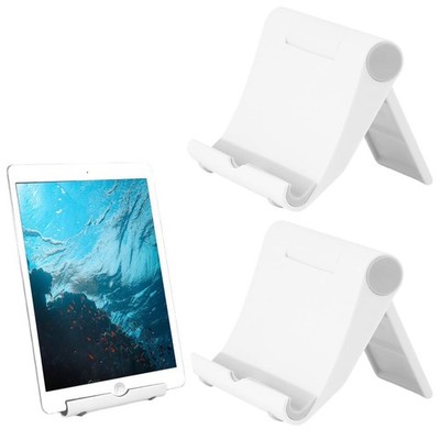 Handyhalter Faltbar Verstellbar 2er-Pack Kompatibel mit Smartphones Weiß