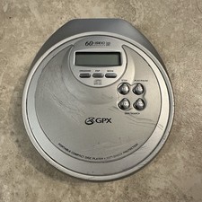 GPX Portable CD Player C3972 60 Second ESP Programmable