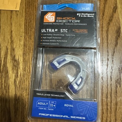 Shock Doctor Ultra 2 STC Mouthguard-Blue Adult New