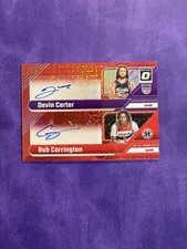DEVIN CARTER BUB CARRINGTON 2024-25 OPTIC ROOKIE DUAL RED CHOICE AUTO