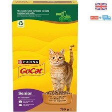 Balanced Senior Cat Food - Chicken & Turkey Flavor 750g (5 Pack) for Vitality 26.65 per kilo