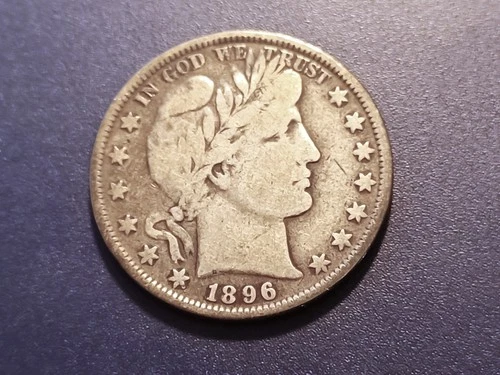 Fine 1896-P Barber Half Dollar