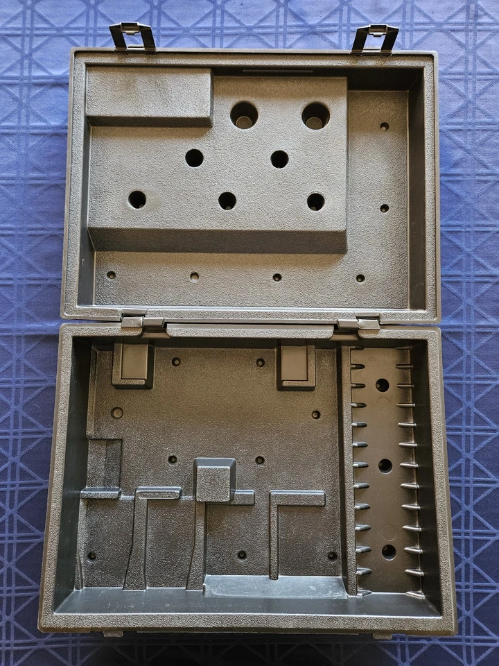 Estuche de transporte de plástico duro RARO Atari 2600 - Accesorio vintage OEM - ¡Excelente estado! Foto 2 de 4