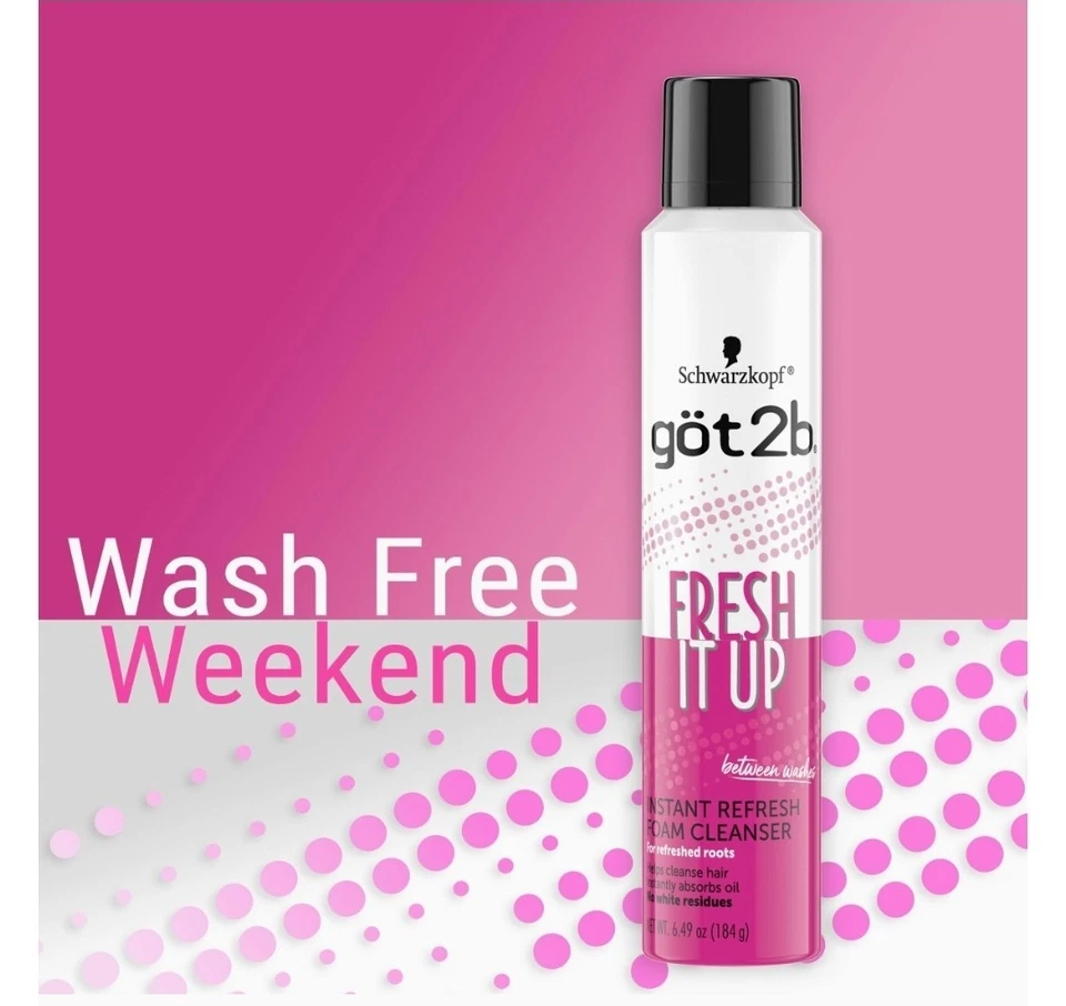 Got2b Fresh It Up Foam Cleanser Instant Refresh Roots Between Washes 6.49 oz - Image 3 of 4