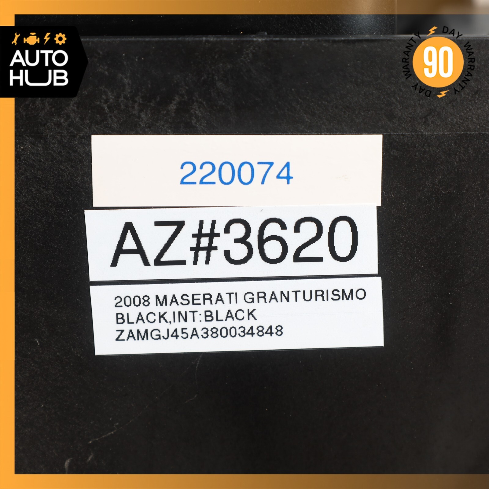 04-19 Maserati GranTurismo M145 EVAP Fuel Evaporator Box Charcoal Canister OEM