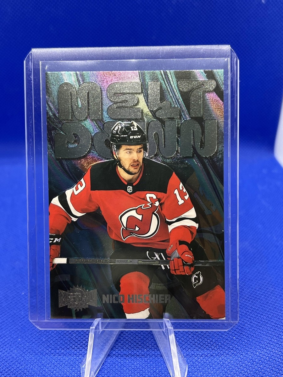 Nico Hischier 2023-24 Metal Universe Melt Down #M14 New Jersey