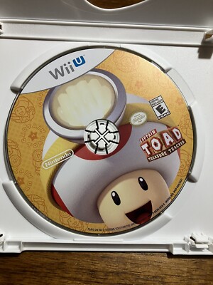 Captain Toad: Treasure Tracker Nintendo Wii U - Cleaned Tested Working Disc Only