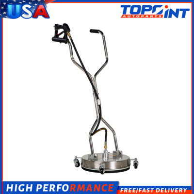 #ad #ad 16.5quot; Pressure Washer Surface Cleaner Max.4000PSI Dual Handle w 4 Spinner Wheels $139.16