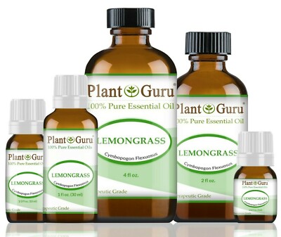 Lemongrass Essential Oil 100% Pure Natural Therapeutic Grade 