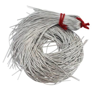 Zardozi Spring French Wire Dapka For Jewelry Making Embroidery and Craft Silver