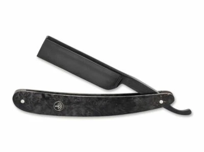 BÖKER Black Amboina Rasiermesser 6/8 brüniert Carbonstahl Gradkopf - 140919 - Bild 1 von 4