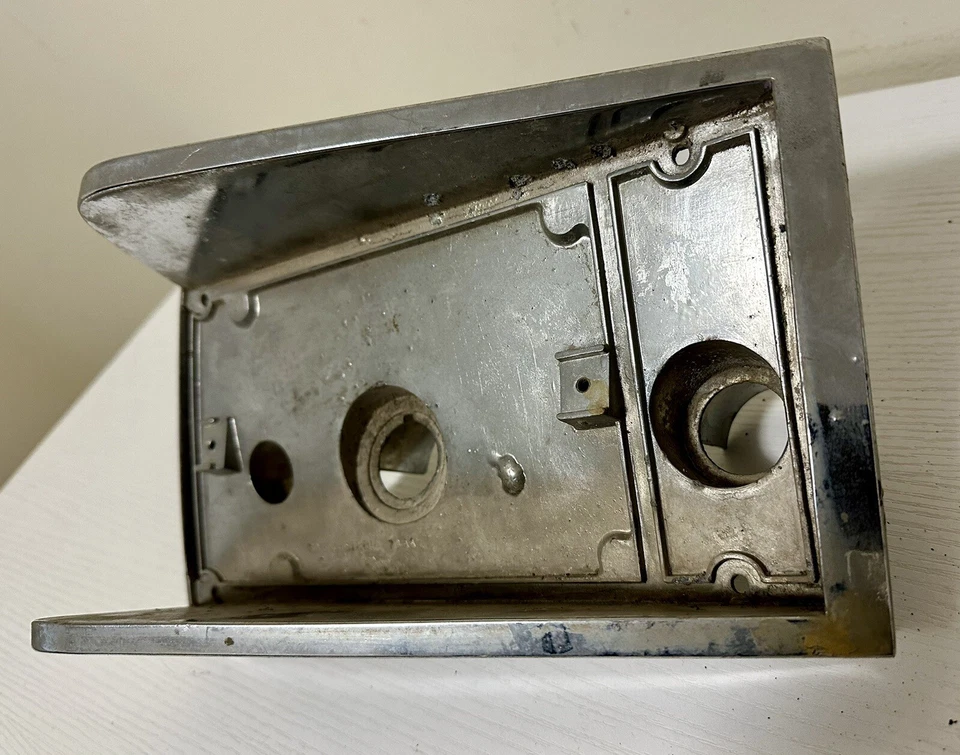 1974-1977 AMC Hornet Left Side Rear Chrome Tail Light Bezel Housing Assembly OEM - Image 3 of 4