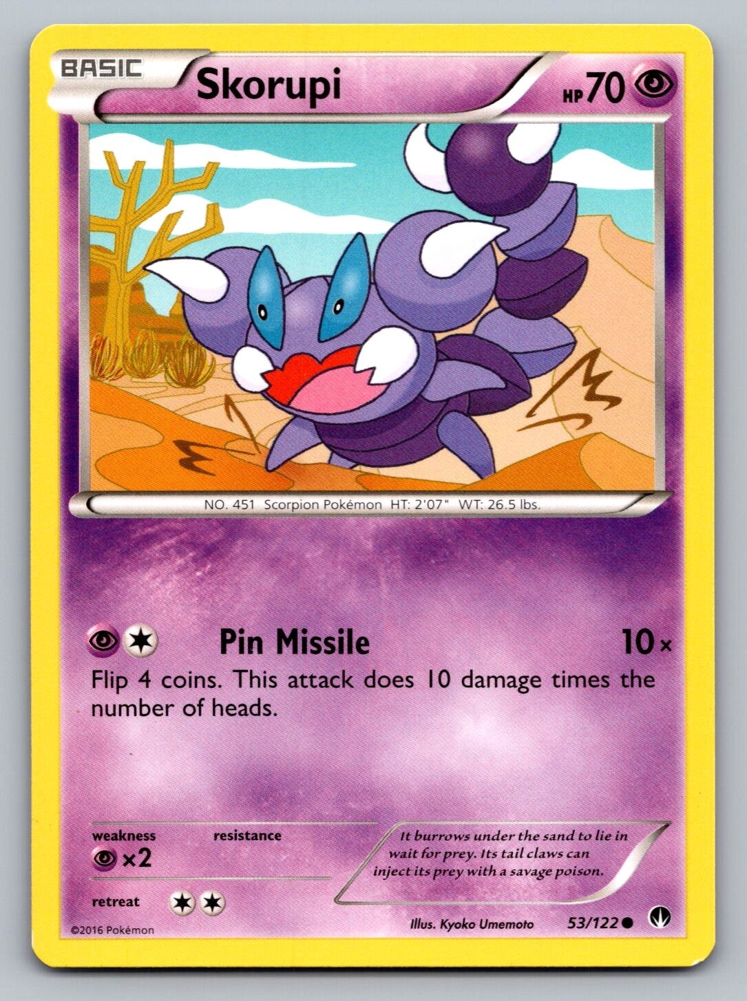 Pokémon TCG Breakpoint Skorupi #53