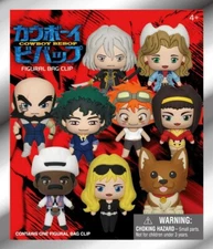 Monogram International Cowboy BeBop Figural 3D Bag Clip  -  YOU CHOOSE!