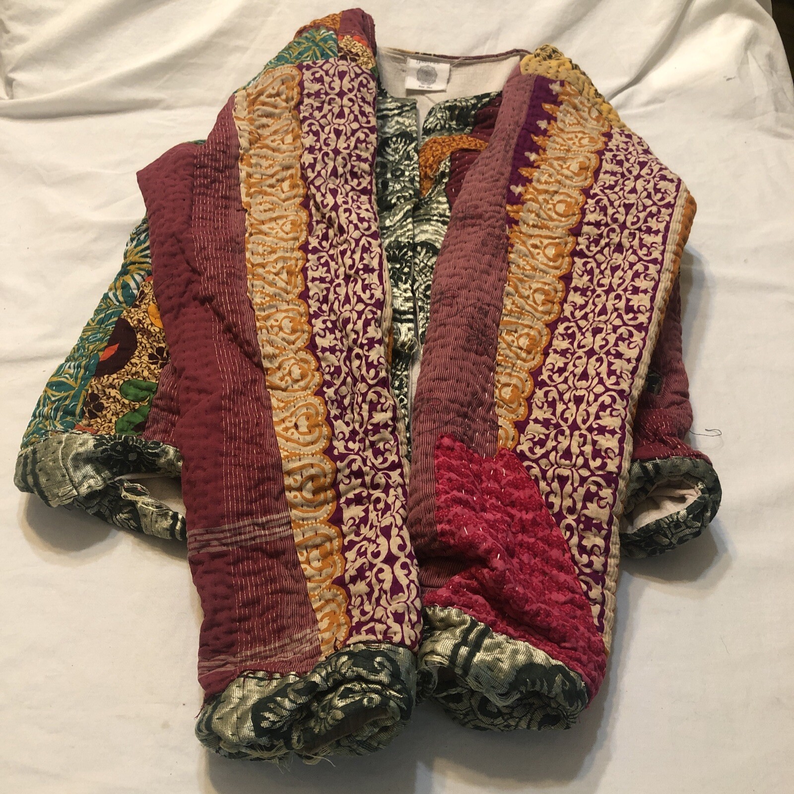 Yaatree Patchwork Quilt Jacket Boho Cottagecore H… - image 13