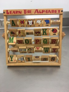 wooden alphabet toy