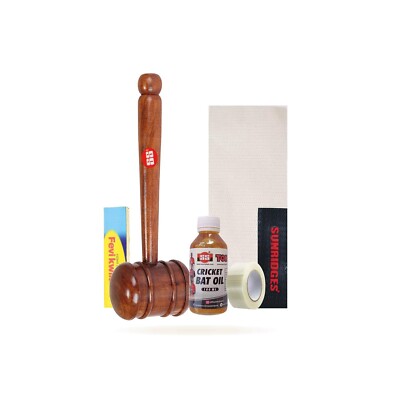 SS Maximus Bat Care Kit bat mallet Oil Toe guard And Favi bond us