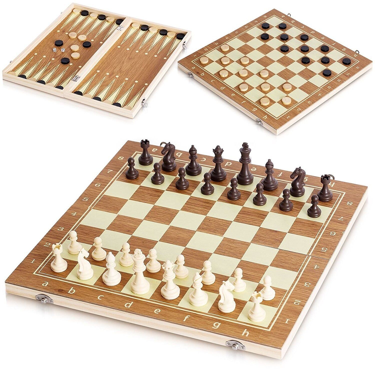 Games Compendium - Chess & Backgammon, Luxury Home Accessories & Gifts