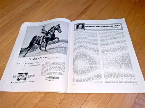 April 1953 THE NATIONAL HORSEMAN - Sweet Hazel on Cover - Picture 8 of 12
