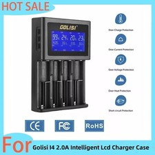 Golisi I4 2.0A  Intelligent Lcd Charger Intelligent Fast Battery Charger