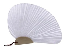 Uchiwa Palm Held Hand Fan Pack of 4 Fans Wedding Favor or DIY Craft Project