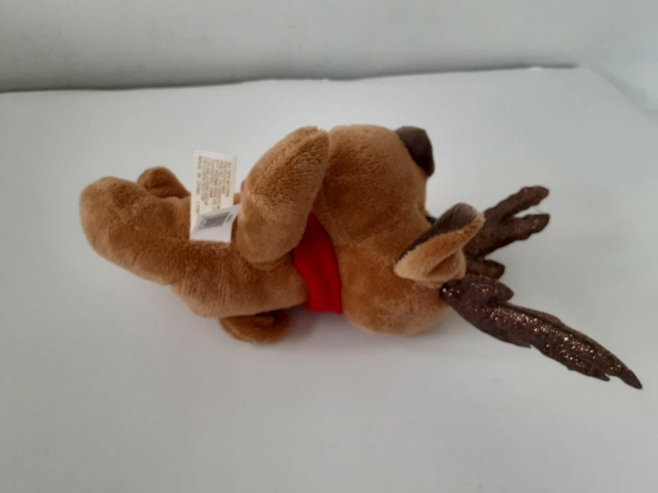 Dan Dee Collector's Choice Reindeer Christmas Stuffed Plush 7" Sparkly Antlers - Image 4 of 4