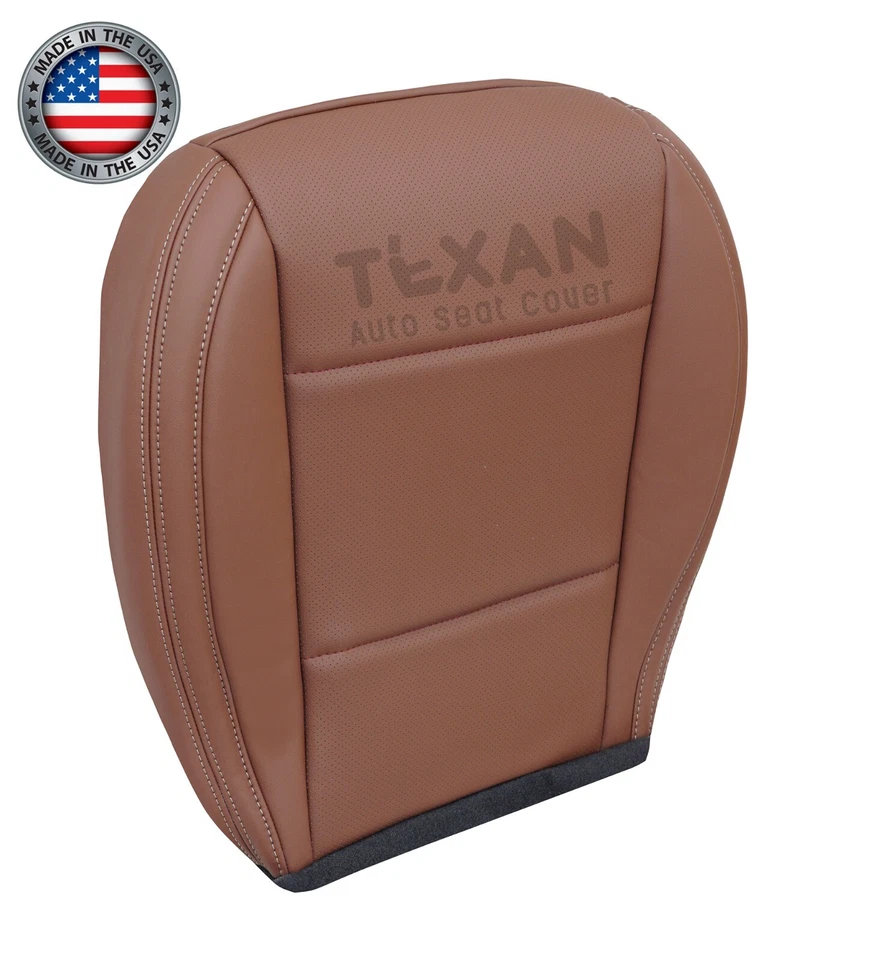 For 2015 2016 2017 Subaru Outback Driver Side Bottom Perforated Seat Cover Brown - image 2 of 4