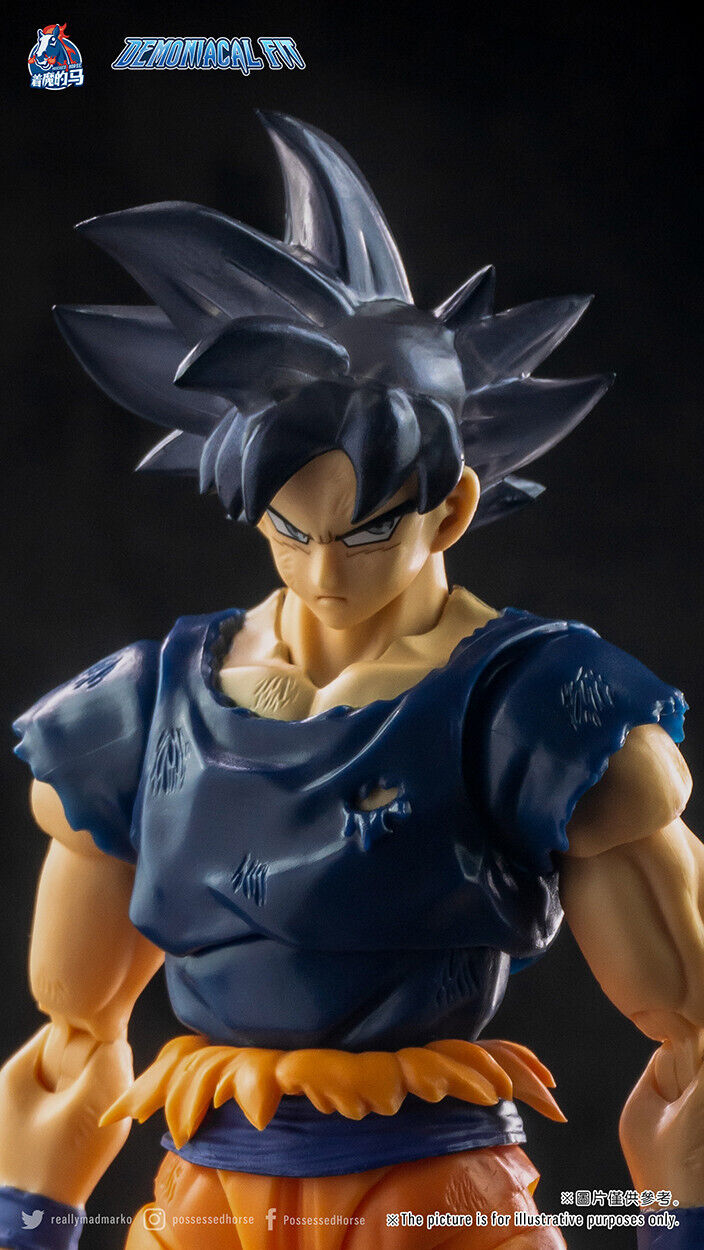 Demoniacal Fit Ultra Instinct Son Goku Dragon Ball 2 Head Sculpt Figure 6''  SHF